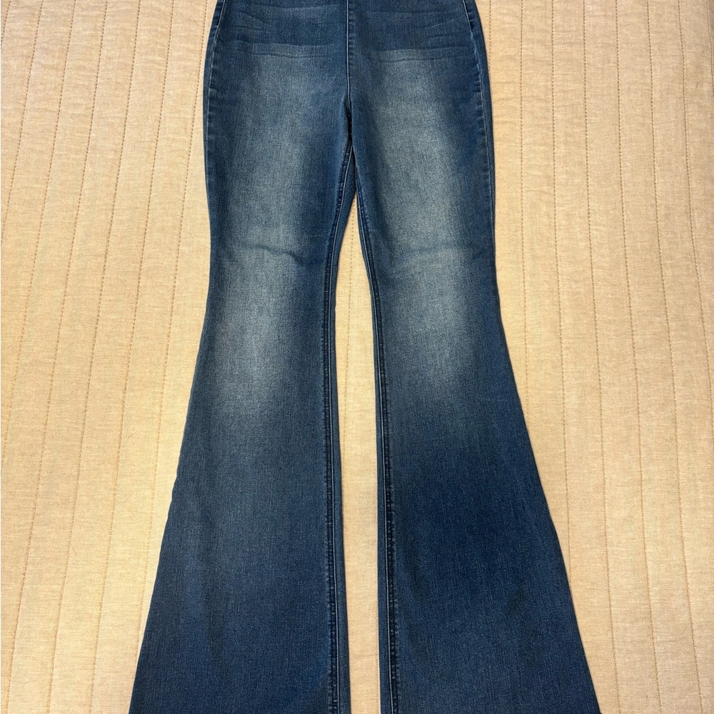 Women's Blue Flared Jeans